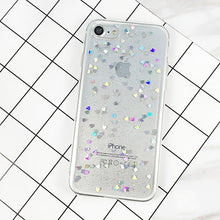 Load image into Gallery viewer, Clear Glitter Star Case
