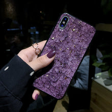 Load image into Gallery viewer, Purple Gold Glitter Case