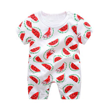 Load image into Gallery viewer, Watermelon Printing Romper