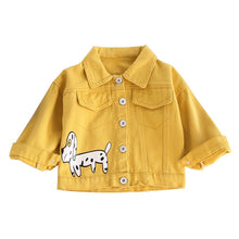 Load image into Gallery viewer, Colorful Denim Jacket