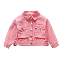 Load image into Gallery viewer, Pink Denim Jacket