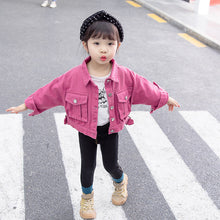 Load image into Gallery viewer, Pink Denim Jacket