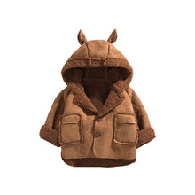 Load image into Gallery viewer, Cotton Faux Fur Baby Jacket