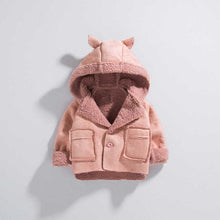 Load image into Gallery viewer, Cotton Faux Fur Baby Jacket