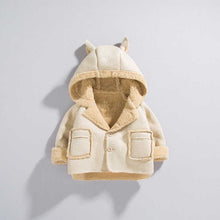 Load image into Gallery viewer, Cotton Faux Fur Baby Jacket